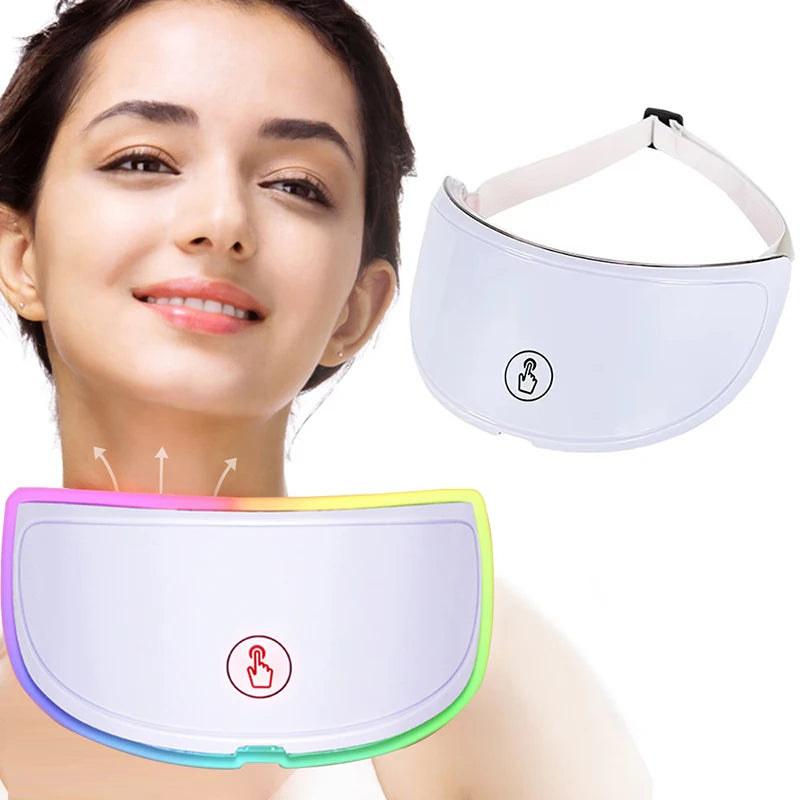 2025 Neck LED Mask 7 Colors Photon Anti-Wrinkle