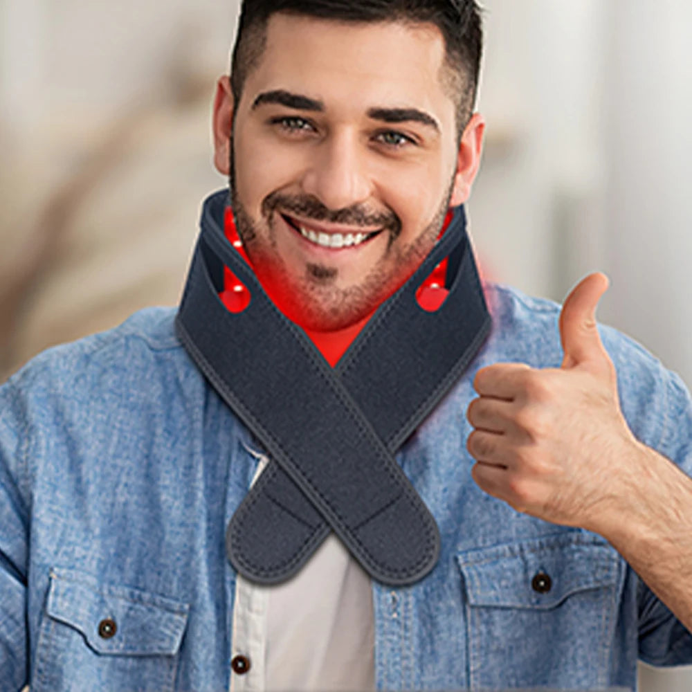 660nm Red Light Infrared 850NM Fabric Chin Neck Home Use Neck Heating