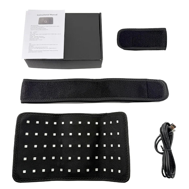 Red Infrared Light Therapy Pad 660nm 850nm LED Health Care for Face and Body