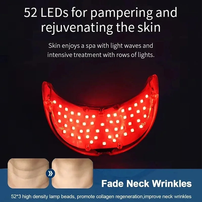 2025 Neck LED Mask 7 Colors Photon Anti-Wrinkle