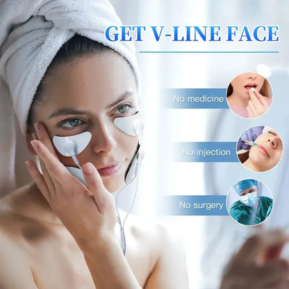 Facial Eye Massager EMS Skin Tightening Anti-Wrinkle Face Beauty Device