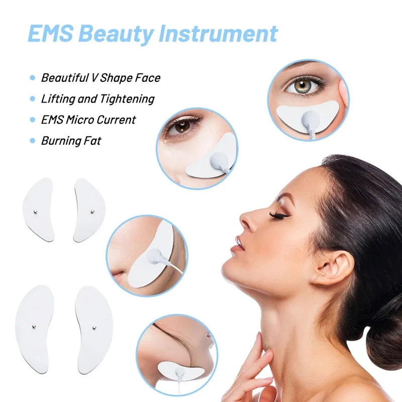Facial Eye Massager EMS Skin Tightening Anti-Wrinkle Face Beauty Device