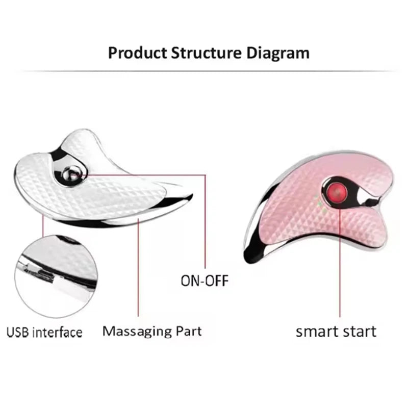 EMS Microcurrent Guasha Face Lift Body Massage