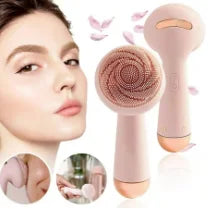 Electric Silicone Brush Facial Brush Skin Massager