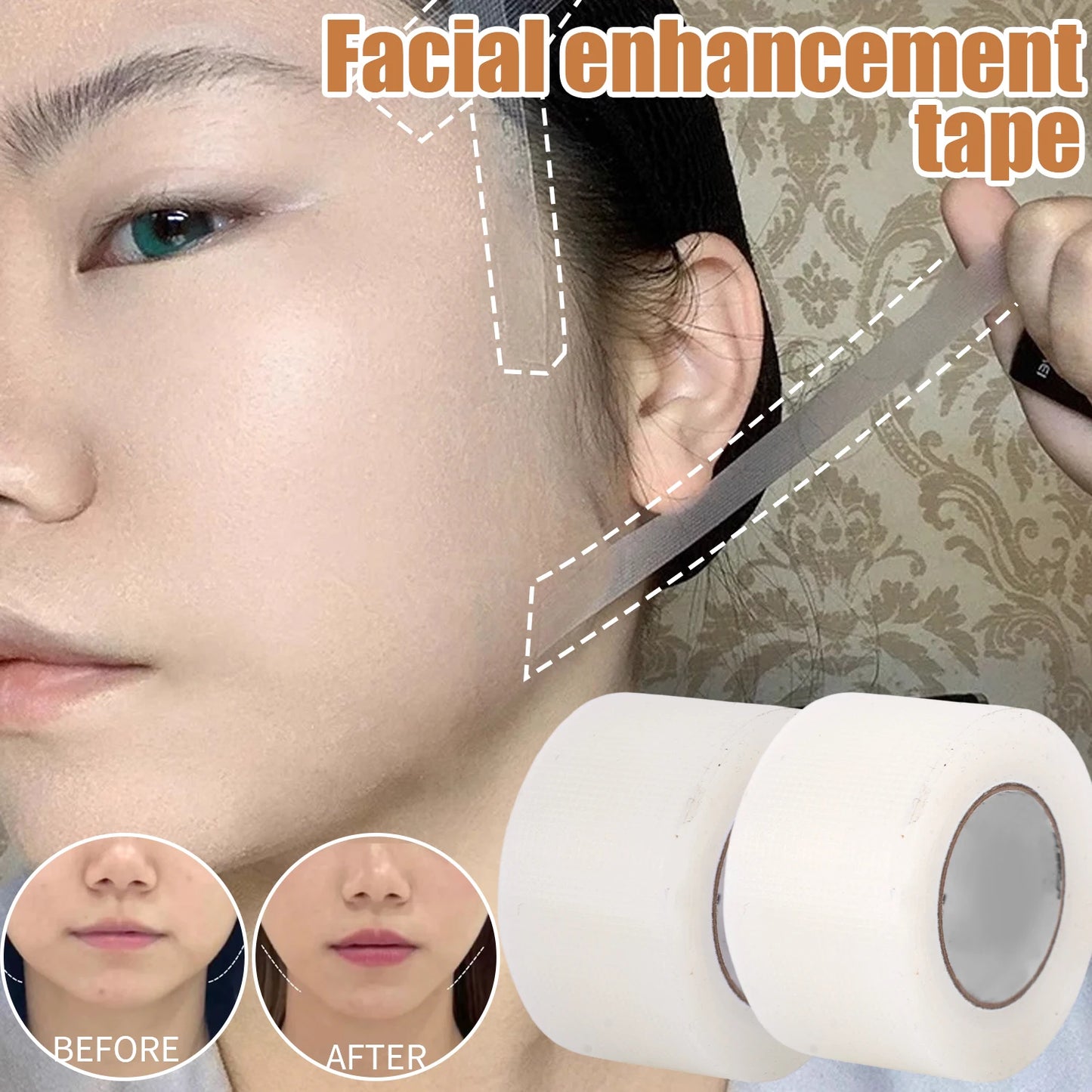 Transparent Invisible V-Line Face Lift Tape Professional Instant Eyebrow