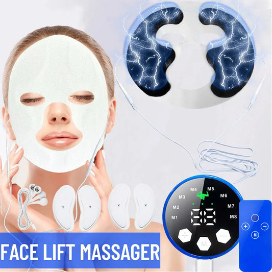 Facial Eye Massager EMS Skin Tightening Anti-Wrinkle Face Beauty Device