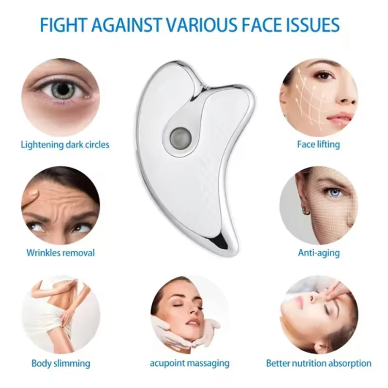 EMS Microcurrent Guasha Face Lift Body Massage